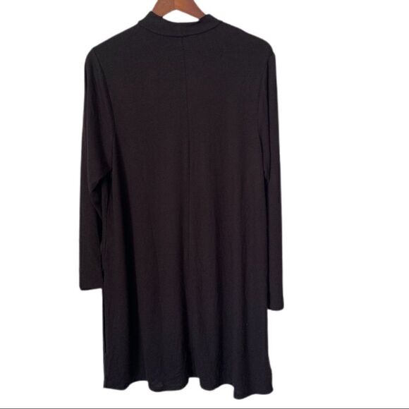 Lane Bryant Slit Front Long Sleeve Mock Neck Lightweight Sweater Tunic - Picture 2 of 7